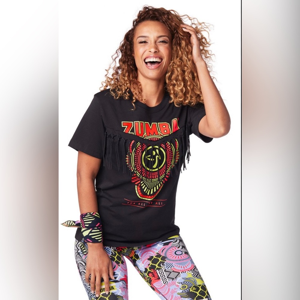 Zumba Fringe Top